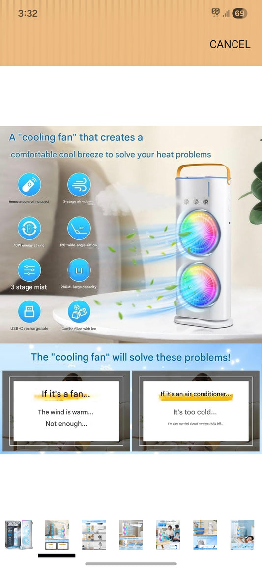 Air Cooler Fan