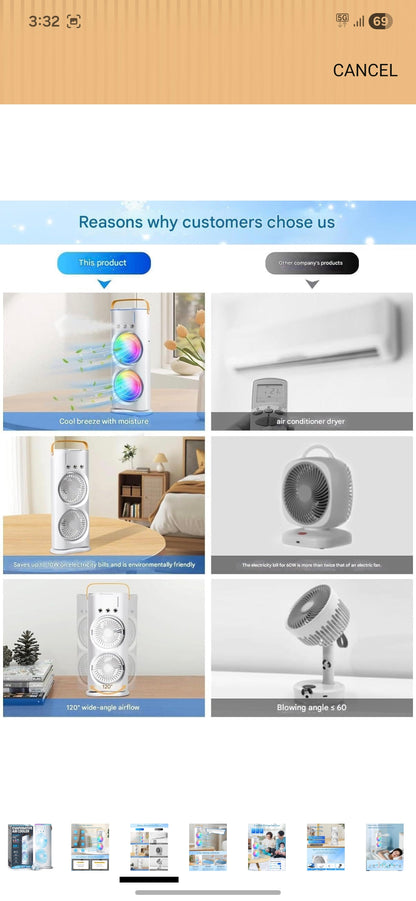 Air Cooler Fan